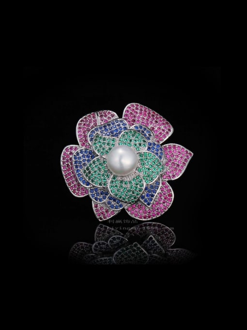 L.WIN 2018 Flower Shaped Women Brooch