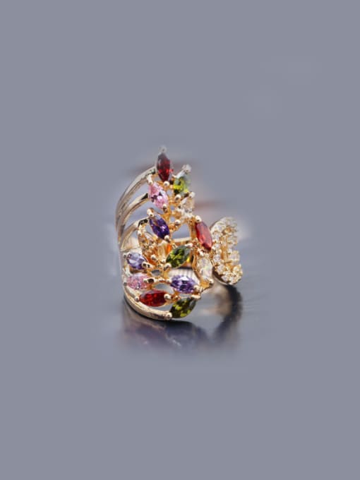 L.WIN Exquisite Colorful Statement Ring 0