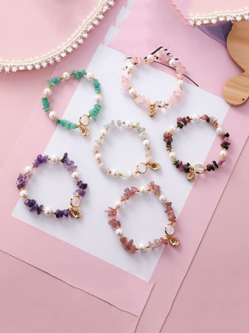 Girlhood Alloy WithShell Fashion  AlienIrregular Charm Conch Bracelets