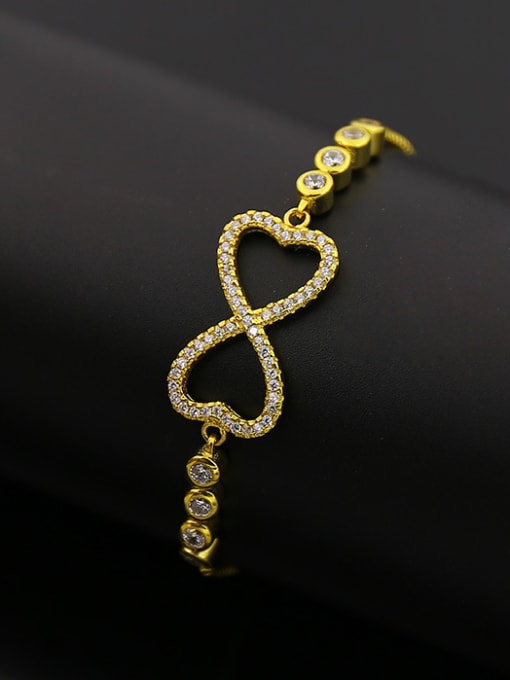 Golden Bow Shaped Stretch Bracelet