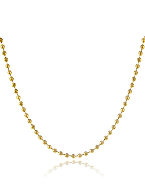 Yi Heng Da Unisex 24K Gold Plated Geometric Shaped Copper Necklace