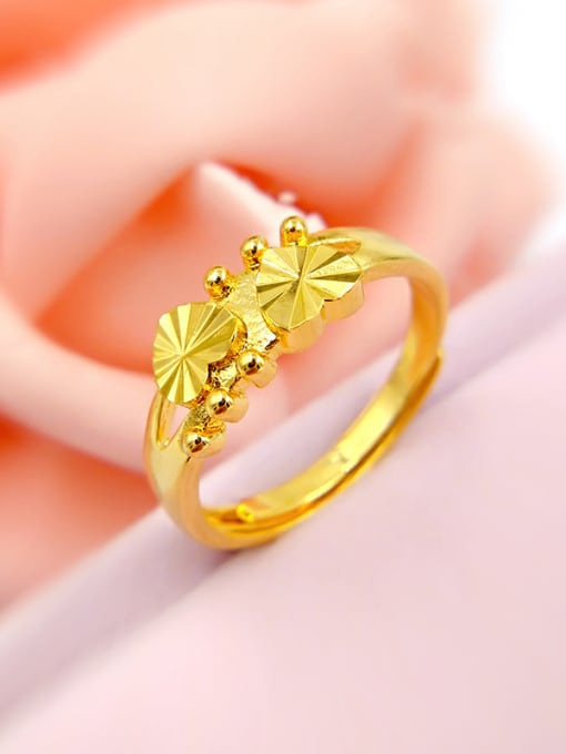 Double Heart Ring Delicate Double Heart Shaped Ring