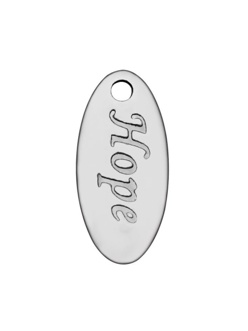 XVC056-2 Stainless Steel With\ Simplistic Oval Charms