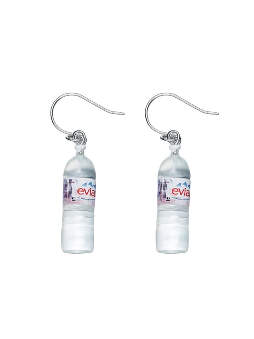 CEIDAI Creative Mineral Water Bottle PVC Earrings 0