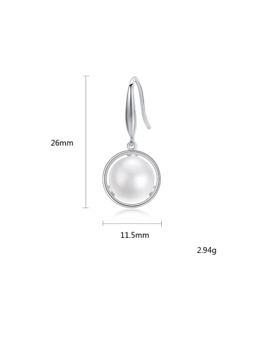 CCUI Sterling  Silver Natural Freshwater Pearl Earrings 4