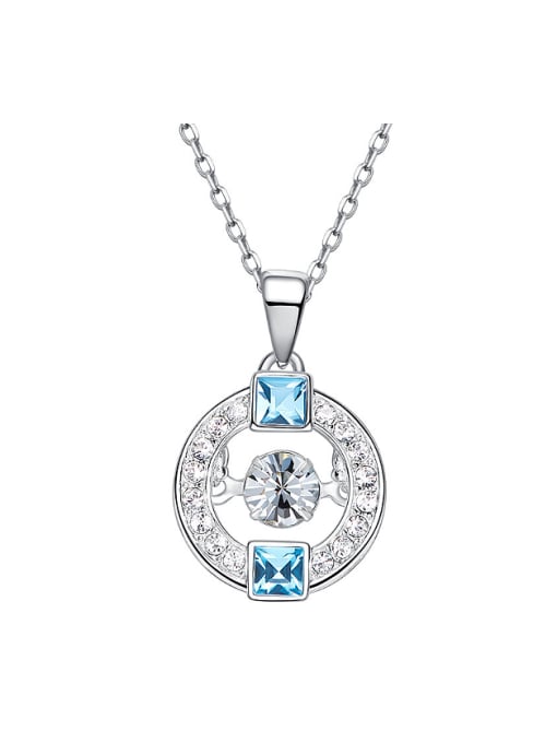 CEIDAI Fashion austrian Crystals Round Necklace 0