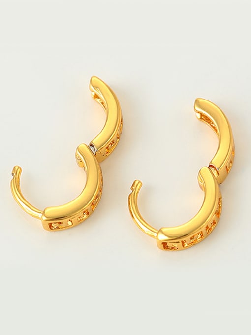 XP Ethnic style hollow Women Clip Earrings 3