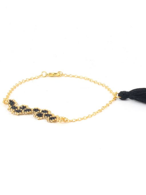 HB546-J Western Style Handmade Alloy Tassel Bracelet