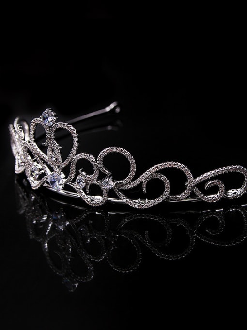 Cong Love High Quality Crown Micro Pave Zircon Hair Accessories 1
