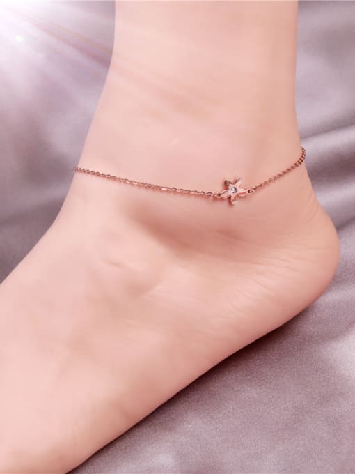 GROSE Flower Accessories Simple Style Women Anklet 1
