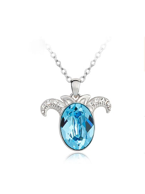 blue Fashion Constellation Austria Crystal Necklace