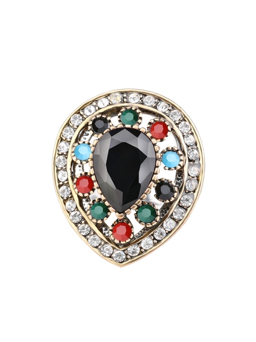 Gujin Personalized Hollow Retro style Alloy Ring