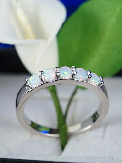 UNIENO Opal Stone Ring 2