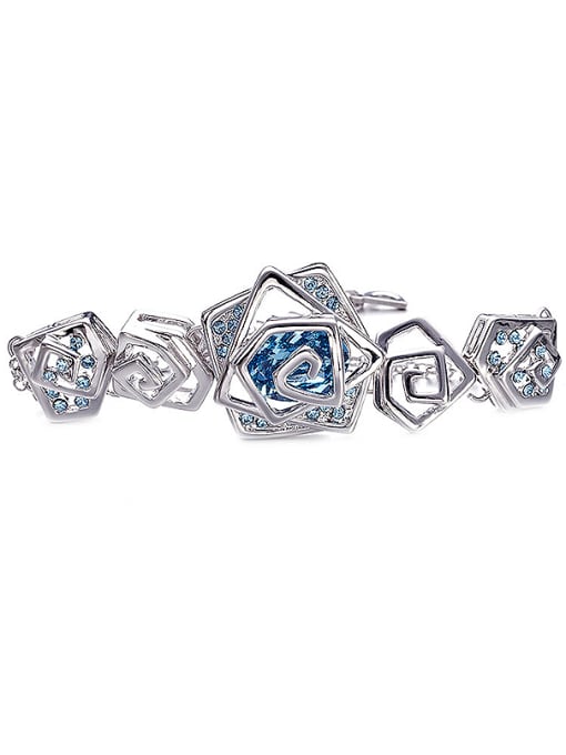 Blue Classic austrian Crystal Bracelet