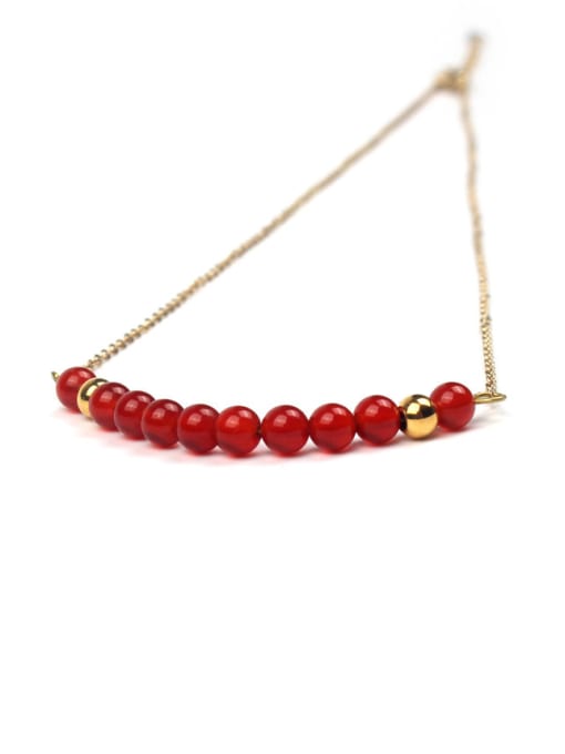 HN1831G-F Simple Style Hot Selling Colorful Necklace