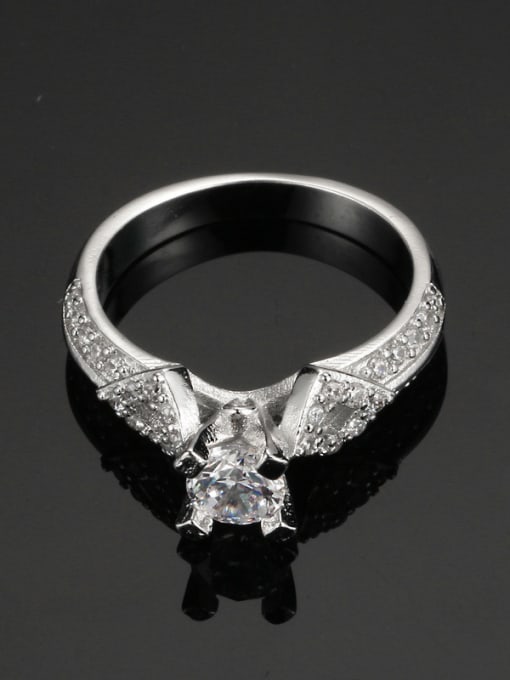 ZK Arrow and Heart Zircons Fashion Ring for Wedding 1
