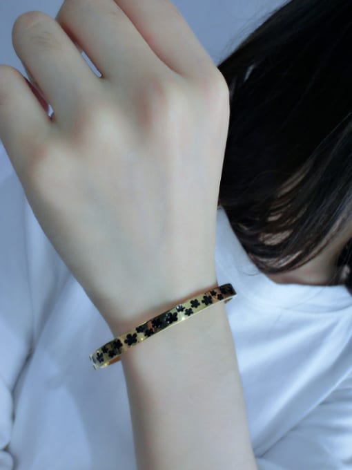 Black The 2014 Summer Glue Diamond Bracelet