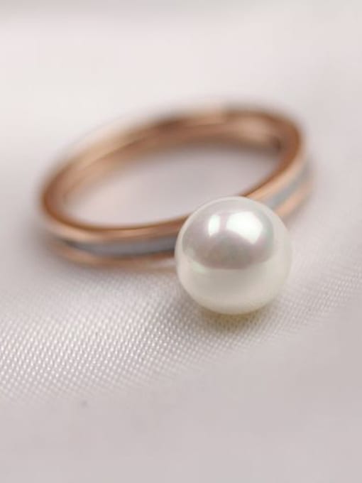 GROSE Shell Pearl Simple Style Women Ring 0