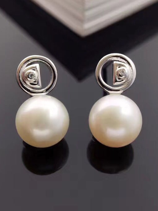 EVITA PERONI 2018 2018 2018 Simple Freshwater Pearl stud Earring 0