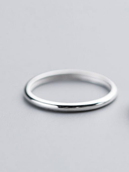 Rosh Fashion 925 Silver Geometric Shaped Women Ring 0