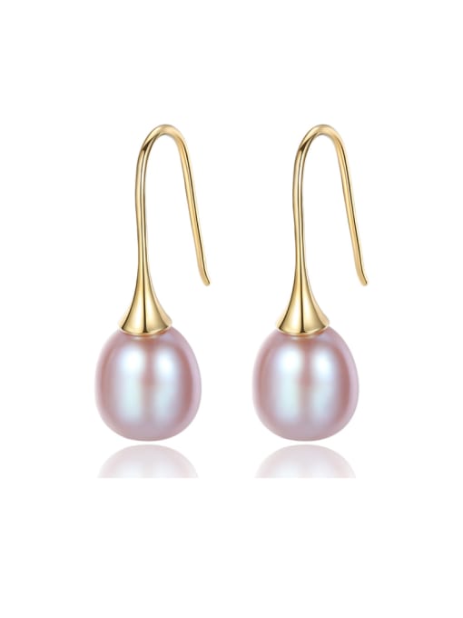 CCUI Sterling silver natural freshwater pearl minimalist earrings 0