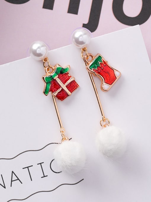 Z6306A Alloy With  Rose Gold Plated Fashion Irregular Threader Earrings