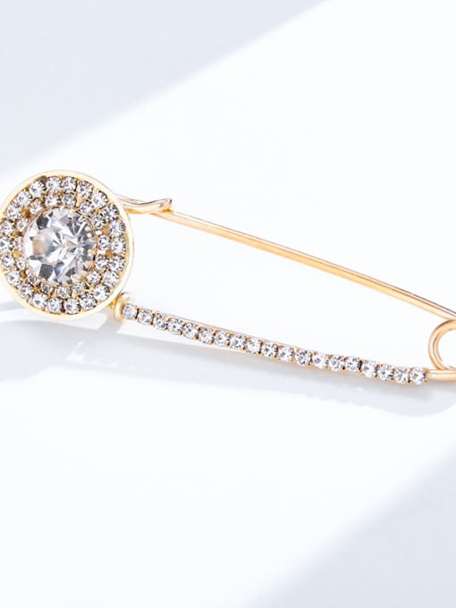 D066 Alloy With Gold Plated Trendy clip Brooches