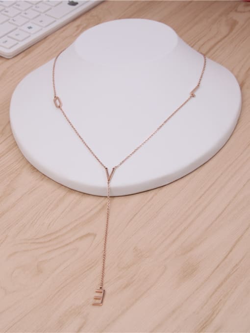 GROSE Love Letter Accessories Sweater Necklace