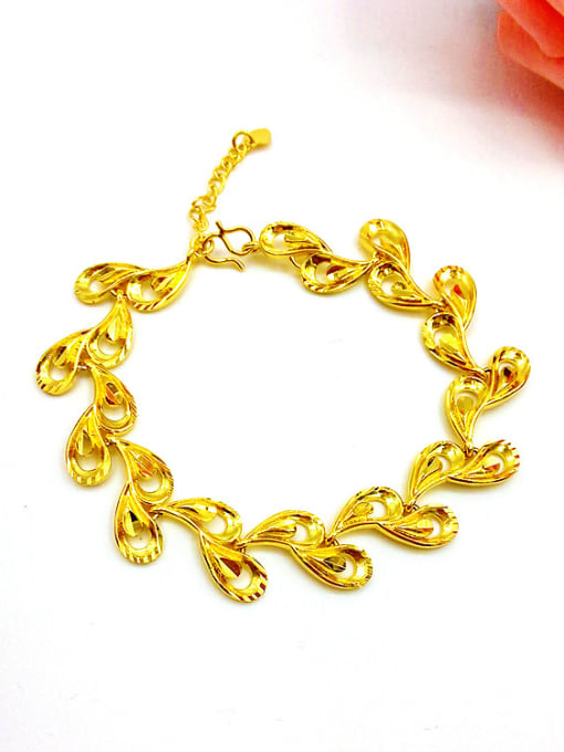 golden Fashion Phoenix's Tail Shaped Bracelet