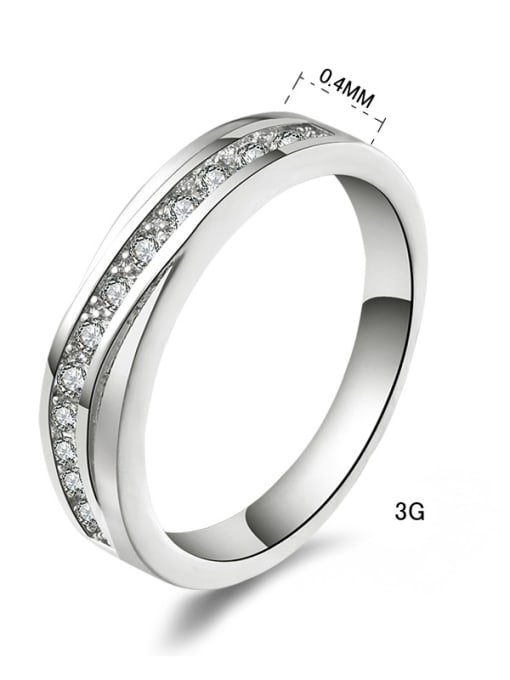 Ya Heng Single Micro Pave Zircons Women Ring 1