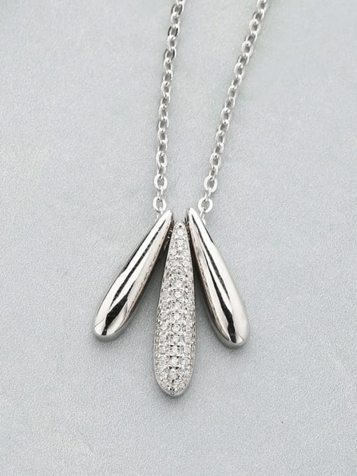 One Silver S925 Silver Paw Necklace 0