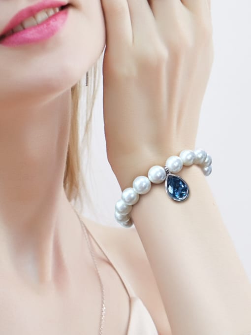CEIDAI Water Drop Shaped Pearl Bracelet 1