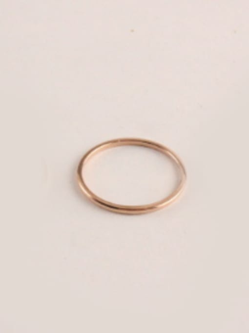 GROSE Simple Single Line Fashion Ring 0