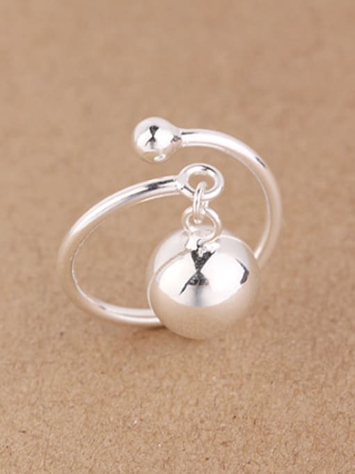 Peng Yuan Smooth Bead Opening Midi Ring 0