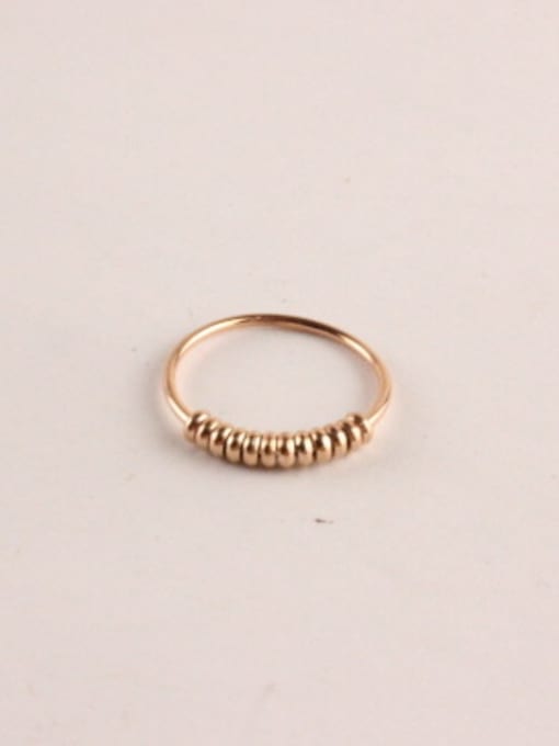 GROSE Spring Retro Rose Gold Plated Ring 0