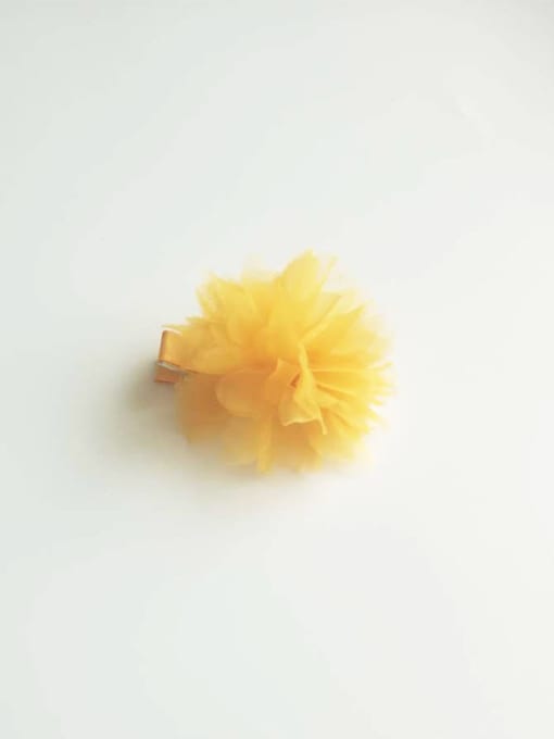 yellow hairpin Small Flower Hair Accessories