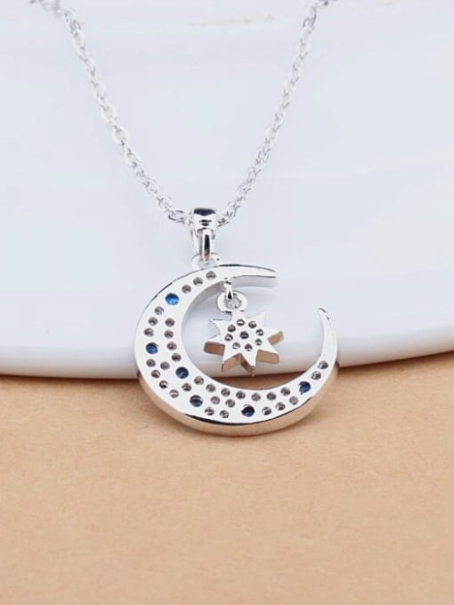 Qing Xing The Moon and The Stars  All-match Temperament Pendant 3