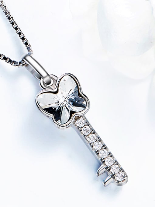 CEIDAI Butterfly Synthesis Of Cubic Zirconia Necklace 2