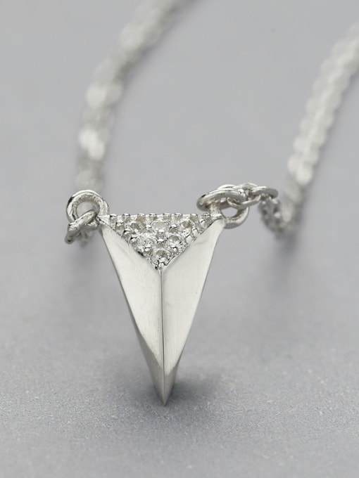 One Silver 2018 Fresh Triangle Necklace 0