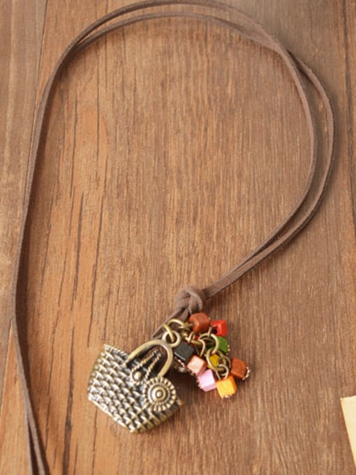 Dandelion Delicate Women Basket Shaped Necklace 1
