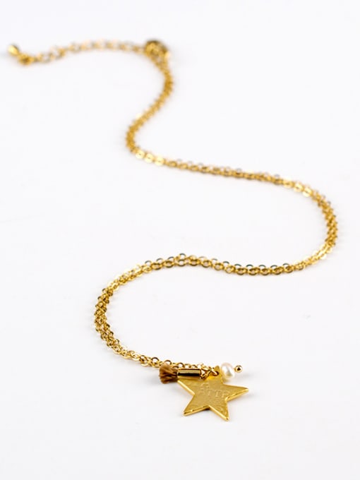 Lang Tony 16K Gold Plated Star Shaped Necklace 0