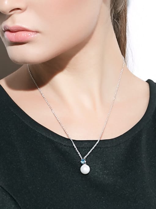 CEIDAI austrian Crystal Pearl Necklace 1