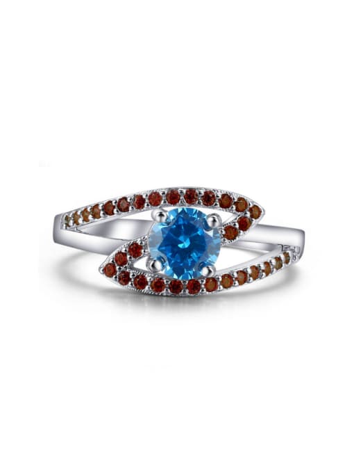 ZK New Hot Selling Western Style Ring with Zircons