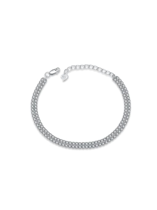 kwan High Quality Classical Double Lines Fashion Anklet 0