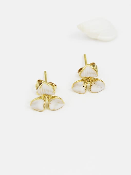 Lang Tony Exquisite 16K Gold Plated leaf Design Earrings 0