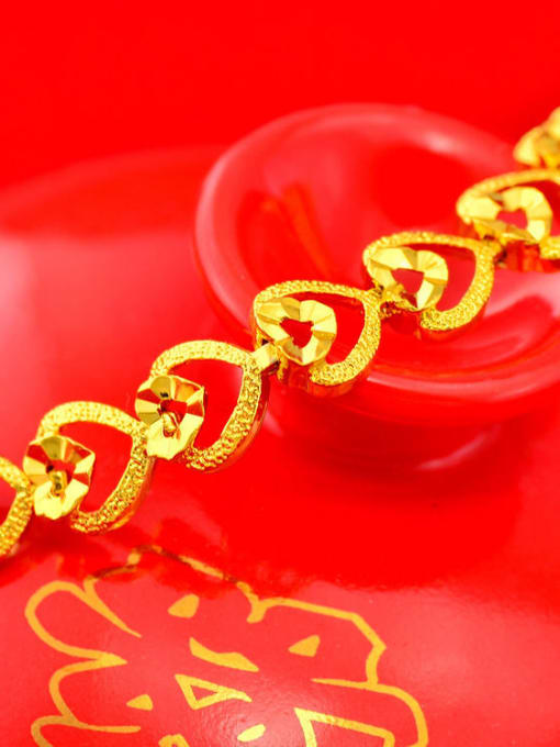 Neayou Gold Plate Heart Shaped Bracelet 2