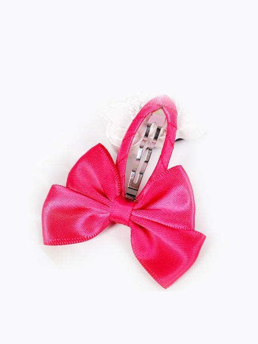 Rose Red Beauty Bow Hair clip