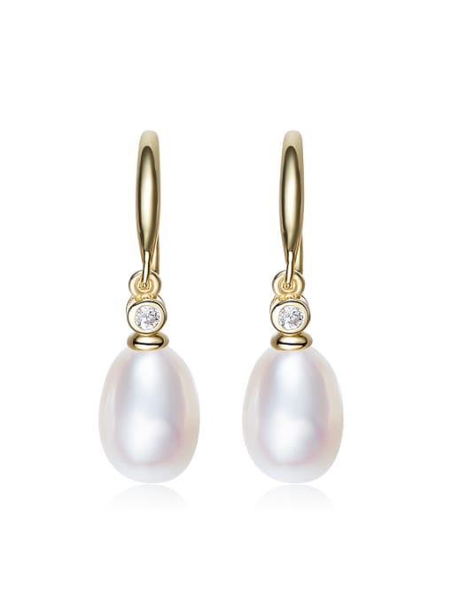 CEIDAI Fashion Freshwater Pearl 925 Silver Earrings