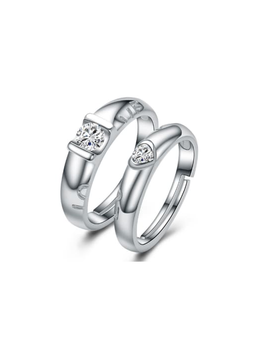 kwan Valentine's Day Gifts S925 Silver Lover Ring 0
