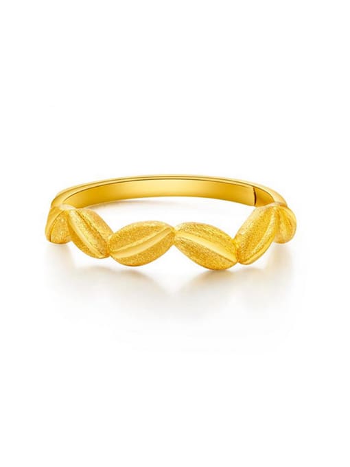 Neayou Gold Plated Geometric Shaped Ring 1